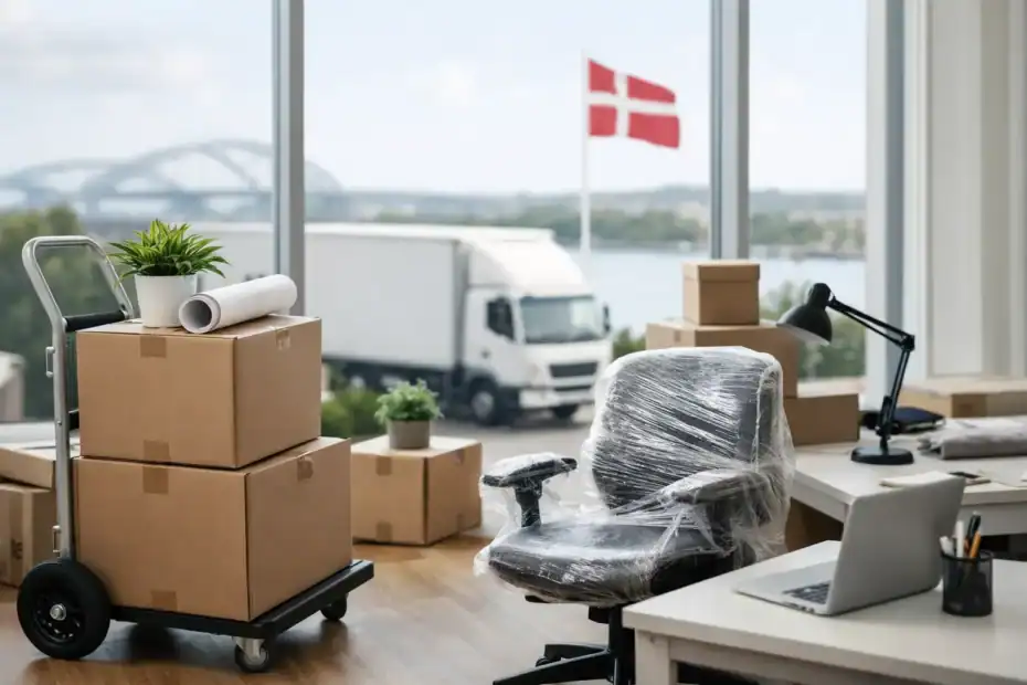 Kontorflytning Danmark med styr på driften